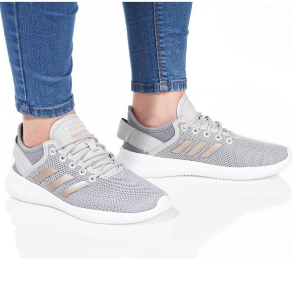 💕ADIDAS💕 Cloadfoam QT Flex 3-Stripes Sneakers Gray 8.5 New in Box (No Lid) - Picture 5 of 8